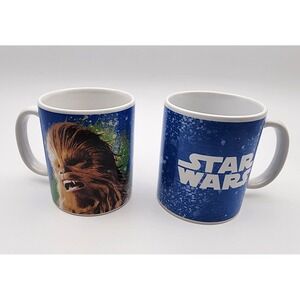Set of 2 Star Wars‎ Mugs Chewbacca and BB8 Droid